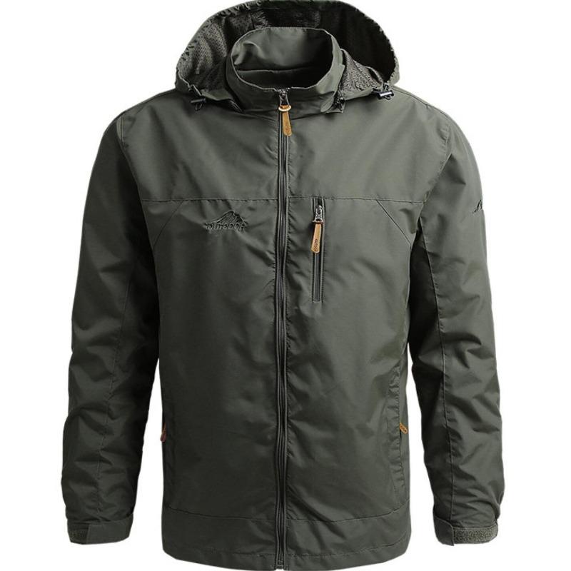 Весенне-осенняя куртка Мужская трендовая куртка для альпинизма Ветровка Спортивная куртка на открытом воздухе M зелёный