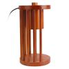 Candle Warmer Lamp Wooden with 2 Bulbs Smokeless Dimmable Timing Bedside Light for Home Decor