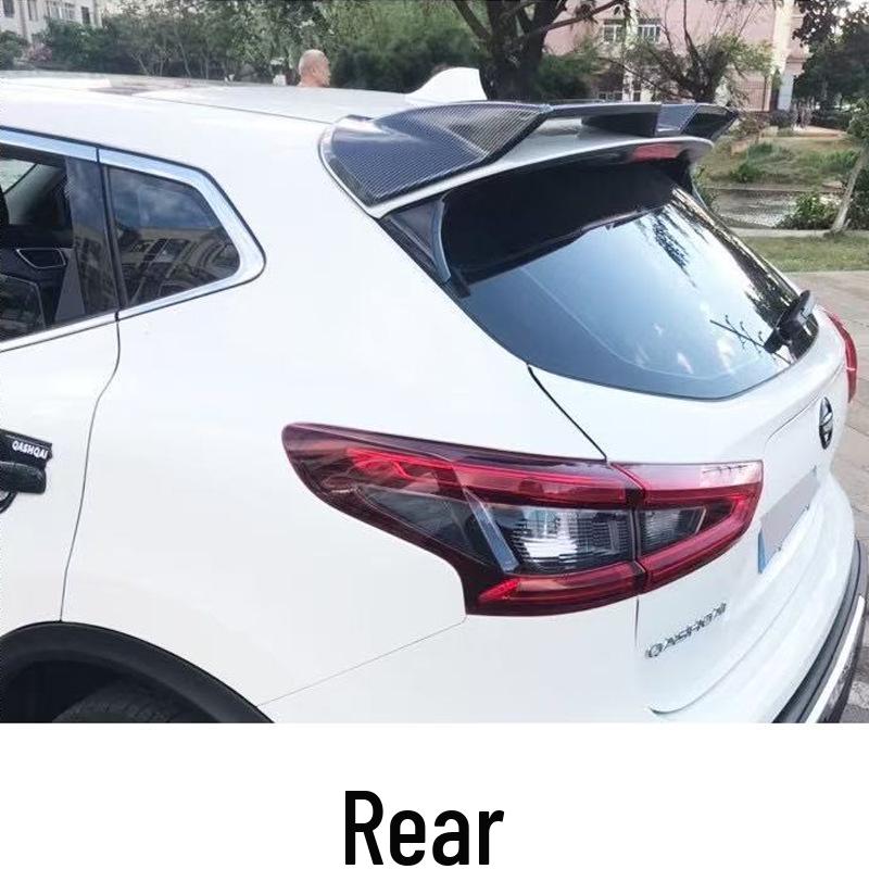 Nissan Qashqai Rear Spoiler Modification: No-Drill Painted Diffuser & Stabilizer Wing.