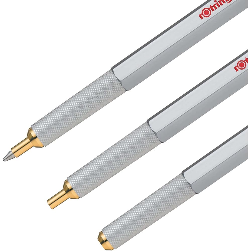 RotRing Rotling Ballpoint Pen, Oil Based, 800 Silver, 2032580, Regular Imported