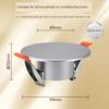Air Conditioning Vent Cover, Decorative Cover for Air Conditioning Holes, Hole-Covering Gadget, Round Pipe Cover, Decorative Cover for Large Holes
