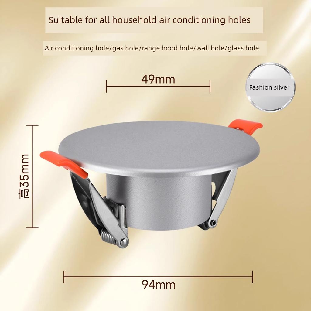 Air Conditioning Vent Cover, Decorative Cover for Air Conditioning Holes, Hole-Covering Gadget, Round Pipe Cover, Decorative Cover for Large Holes