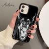 Cool Doberman Dog Phone Case for iPhone 11 12 13 14 Pro Max Mini X XR XS SE 2020 6S 7 8 Plus Samsung Galaxy S21 S22 Cover Shell