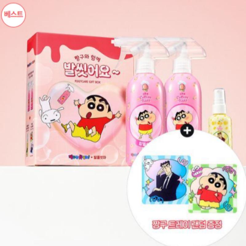 [Shin-chan Edition] On The Body Cotton Fußshampoo 385ml Limited Edition Pfirsich