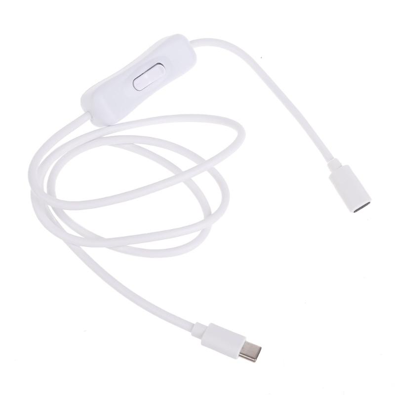 USB C Cable 20V 5A 100W USB Type-C To Type C Male Charger Cable Power Adapter Power Cord with Switches for Phone