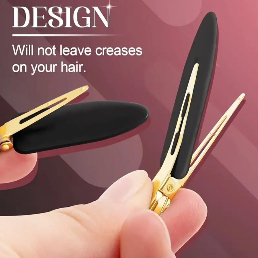 6PCS/SET Women's multi-colored acrylic non-bending hairpin Daily Makeup Face wash bangs broken hair Finish Traceless Hairpin Pro
