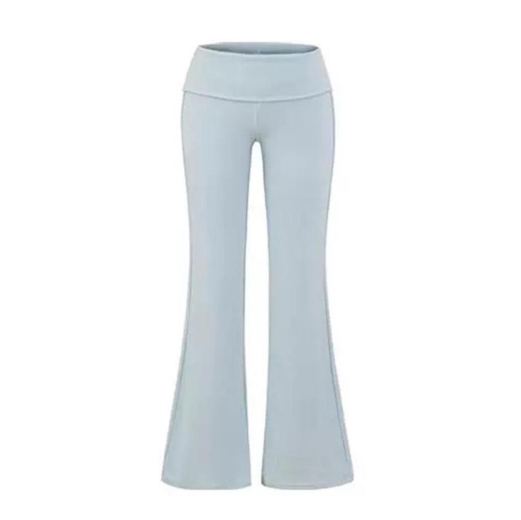 Women's Cross-border Yoga Set: Bare Feel Sports Tank with Chest Pads & High Elastic Flared Fitness Pants