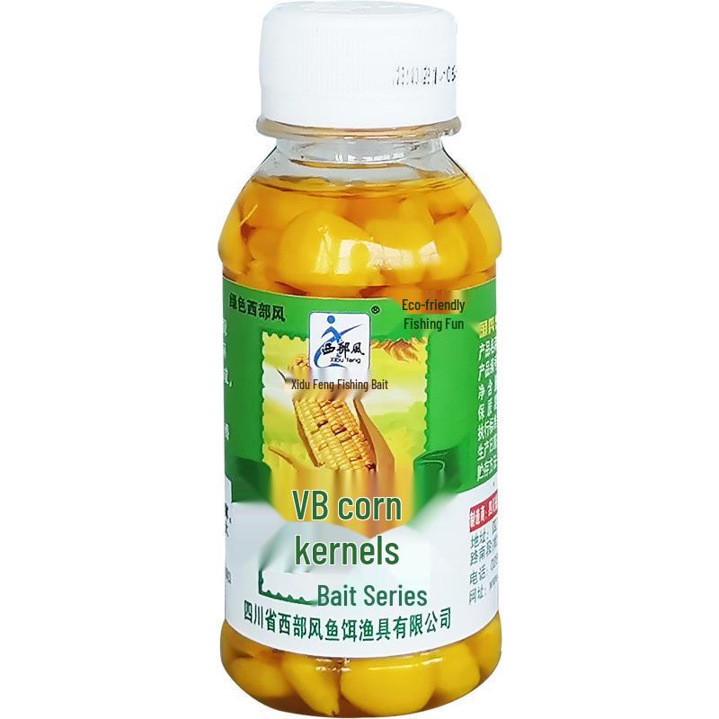 XCG Sweet Corn Particle Fishing Bait for Grass Carp, Small Bottle