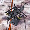3D Metal Puzzle Comanche Rah-66 Attack Helicopter Diy Handmade Assembly Model Puzzles Building Blocks Toys For Kids