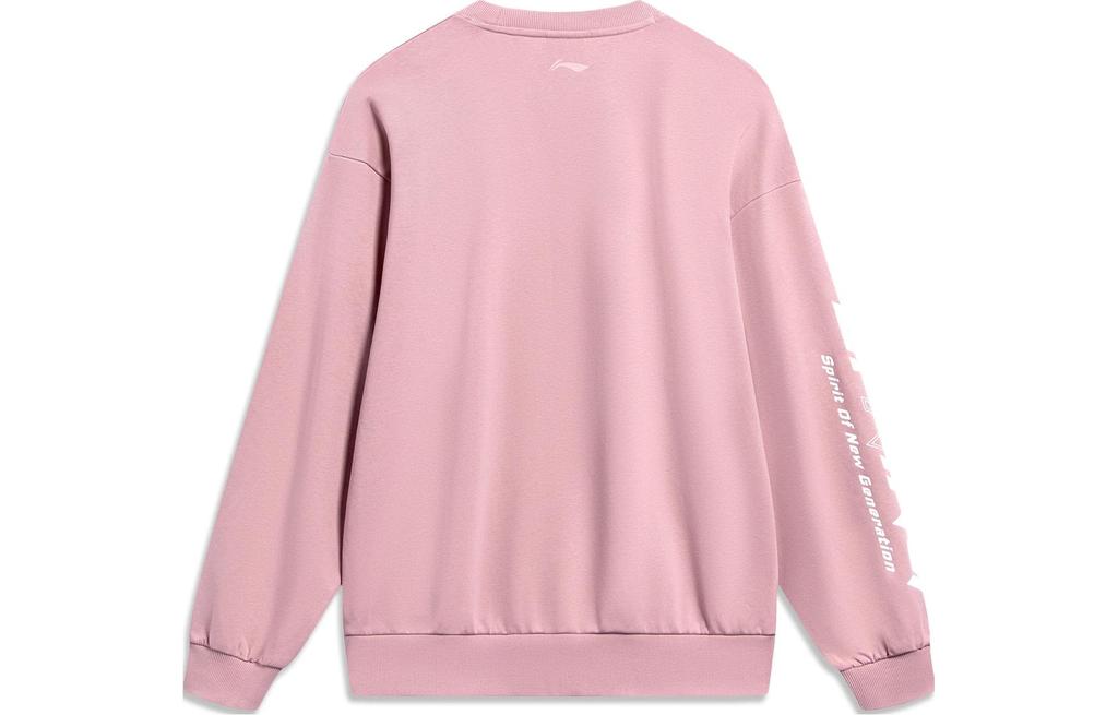 Li Ning Sports Fashion Collection Sweatshirt Unisex Pink AWDT607-5