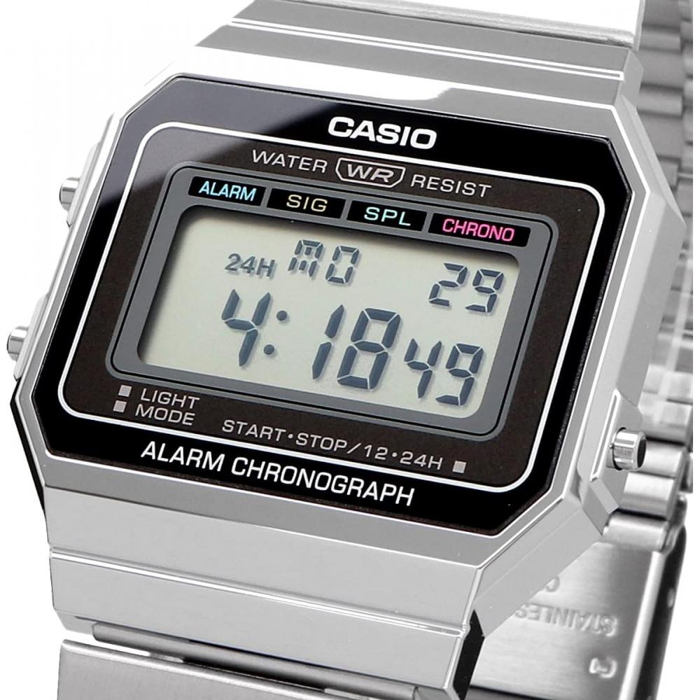 Casio Unisex Digital Watch Silver A700w 1a
