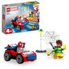 LEGO Marvel Spidey and the Amazing Friends Spidey's Car and Doc Ock Toy Birthday Present Block Educational Boys Girls Children 4 Years Old 5 Years