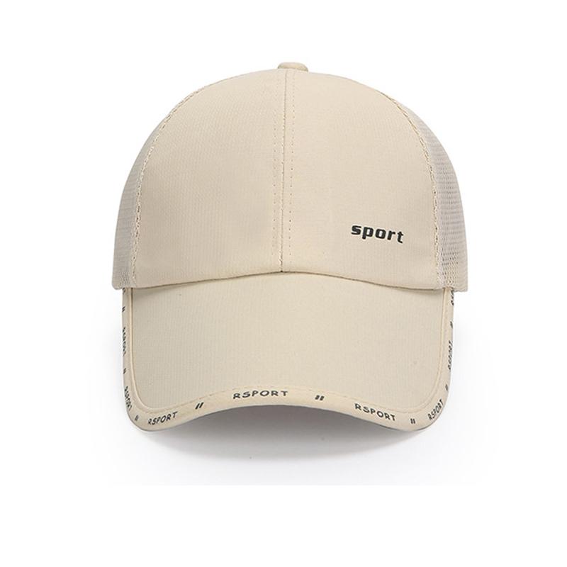 Spring Summer Outdoor Thin Baseball Cap Men's Sunshade Sunscreen Cap Breathable Quick-Drying Cap