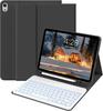 iPad Air 11 10th Gen Leather Keyboard Case with Magnetic Detachable Cover & Pen Slot