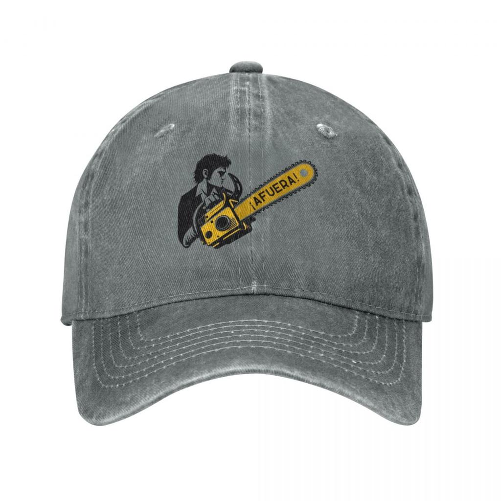 Javier Milei Profile with Afuera Chainsaw Baseball Cap Funny Hat New In Hat Ball Cap Sunscreen Unisex Luxury Brand Womens