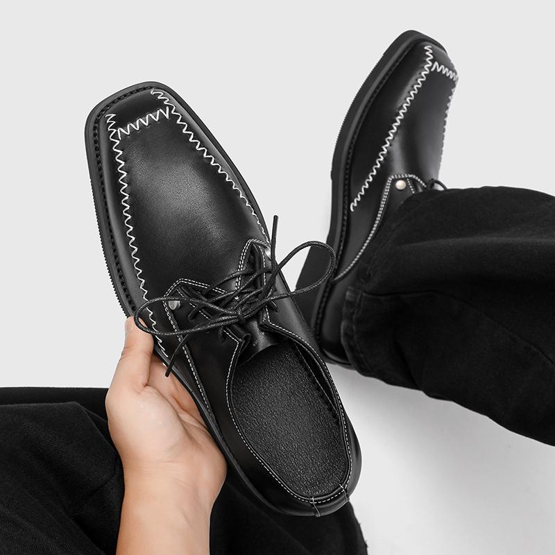 Fashion Spring Autumn Mens Oxford Shoes Fashion Casual Shoes New Designer Men Leather Business Shoes Male Formal Dress Footwear Sneakers