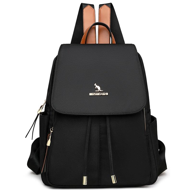 Двухлямочный рюкзак, Повседневный деловой рюкзак для commutes, Простой школьный рюкзак чёрный