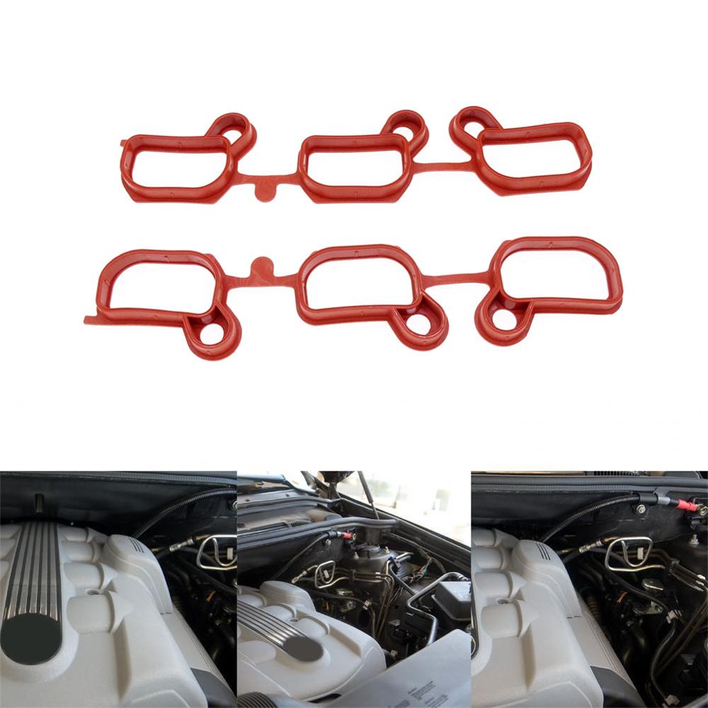 2PC Engine Intake Manifold Gasket FOR BMW 3 5 X Z Series E36 E39 E46 E60 E85 M54
