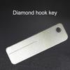 Knife Sharpener Portable Multifunctional Diamond Fishing Hook Whetstone for Outdoor