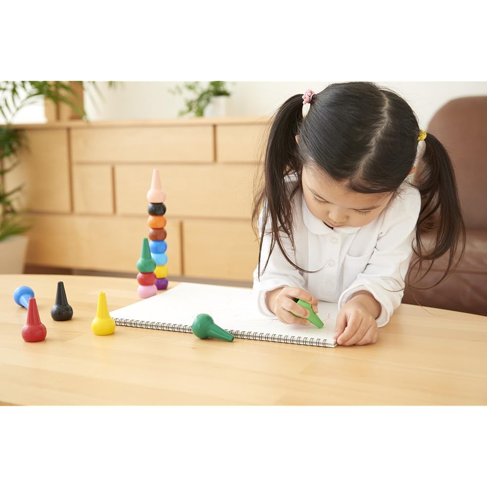 Aozora Baby Color Basic Assortment 12 Colors Baby Art Supplies