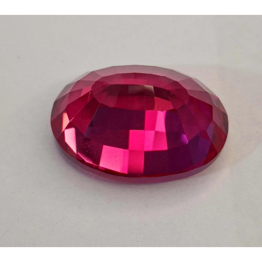 Certified Natural Dark Pink Ruby Oval Cut 37-39 Ct Fabulous Loose Gemstone