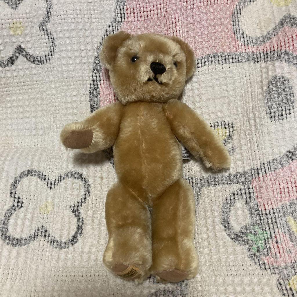 [USED] Merrythought Vintage Teddy Bear Plush Toy, Pre-owned