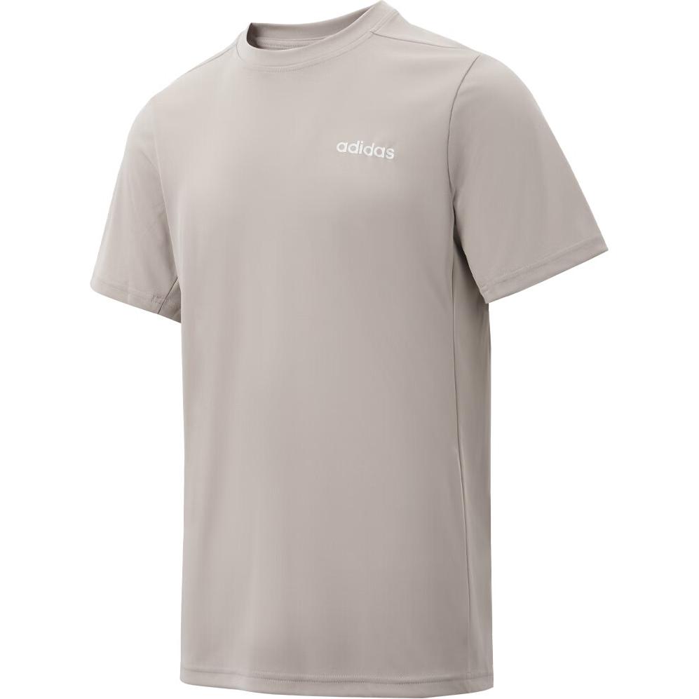 Adidas T Shirts Unisex Gray Crew Neck Moderate JJ0622- 2XL