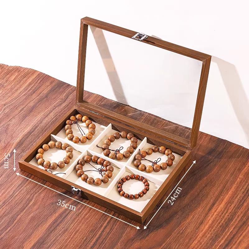 New Dustproof Jewelry Box with Lid for Bracelets & Jade Jewelry
