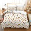 Christmas New Pattern Digital Printing Three-Piece Set 3D Three-Dimensional Polished Chemical Fiber Quilt Cover Pillowcase To Picture