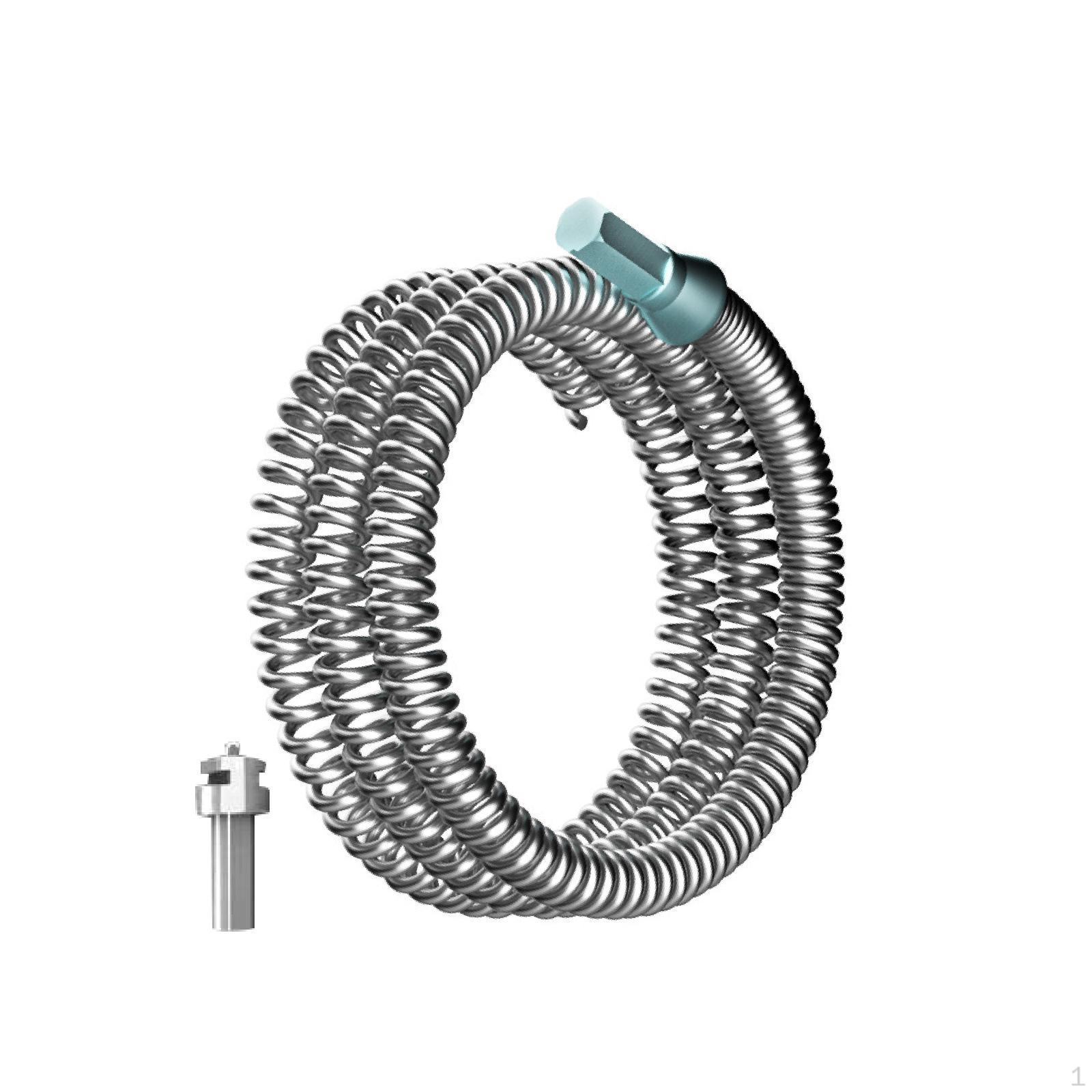 

Трос для прочистки канализации, насадка для удаления засоров, стальной шнек, инструмент для прочистки раковины для Length 5m
