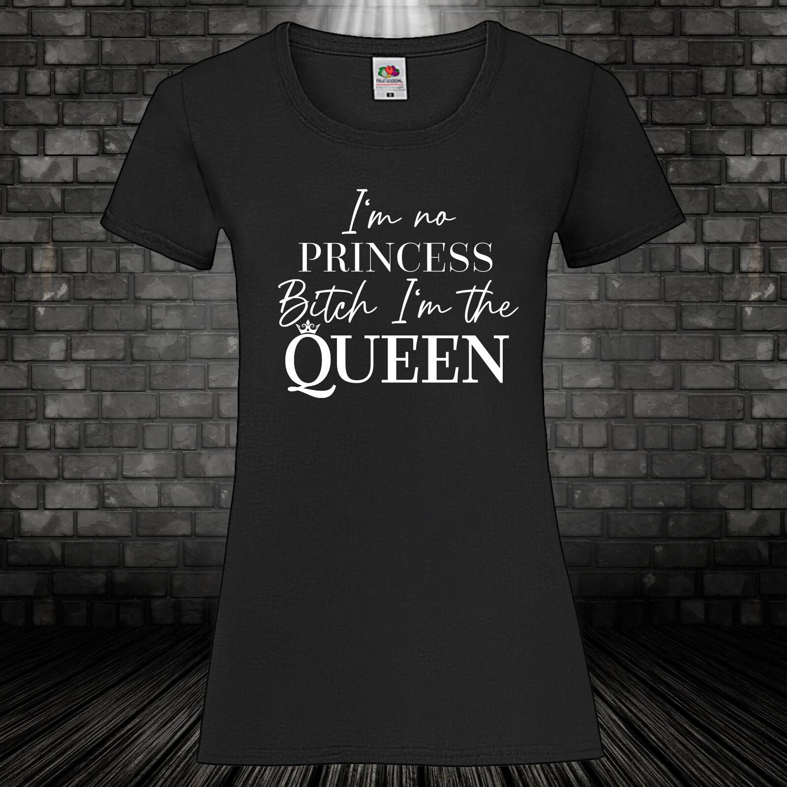 Princess Queen Shirt Womens T-Shirt Saying Cult Queen Princess XS-5XL L