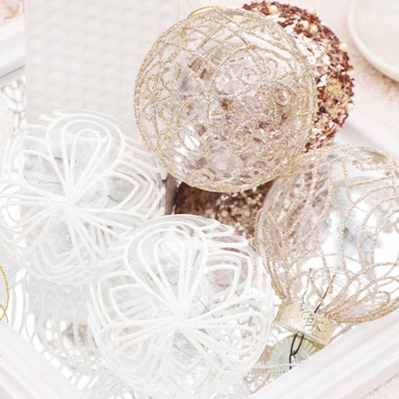 Shatterproof Christmas Tree Hanging Pendants Shimmering Baubles for Holiday Decoration Indoor and Outdoor Ornament