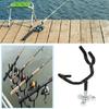 Fishing Accessories Fishing Rod Brackets Fishing Rod Rack Brackets for Boats Quick Installation Secure Grip Rod Brackets