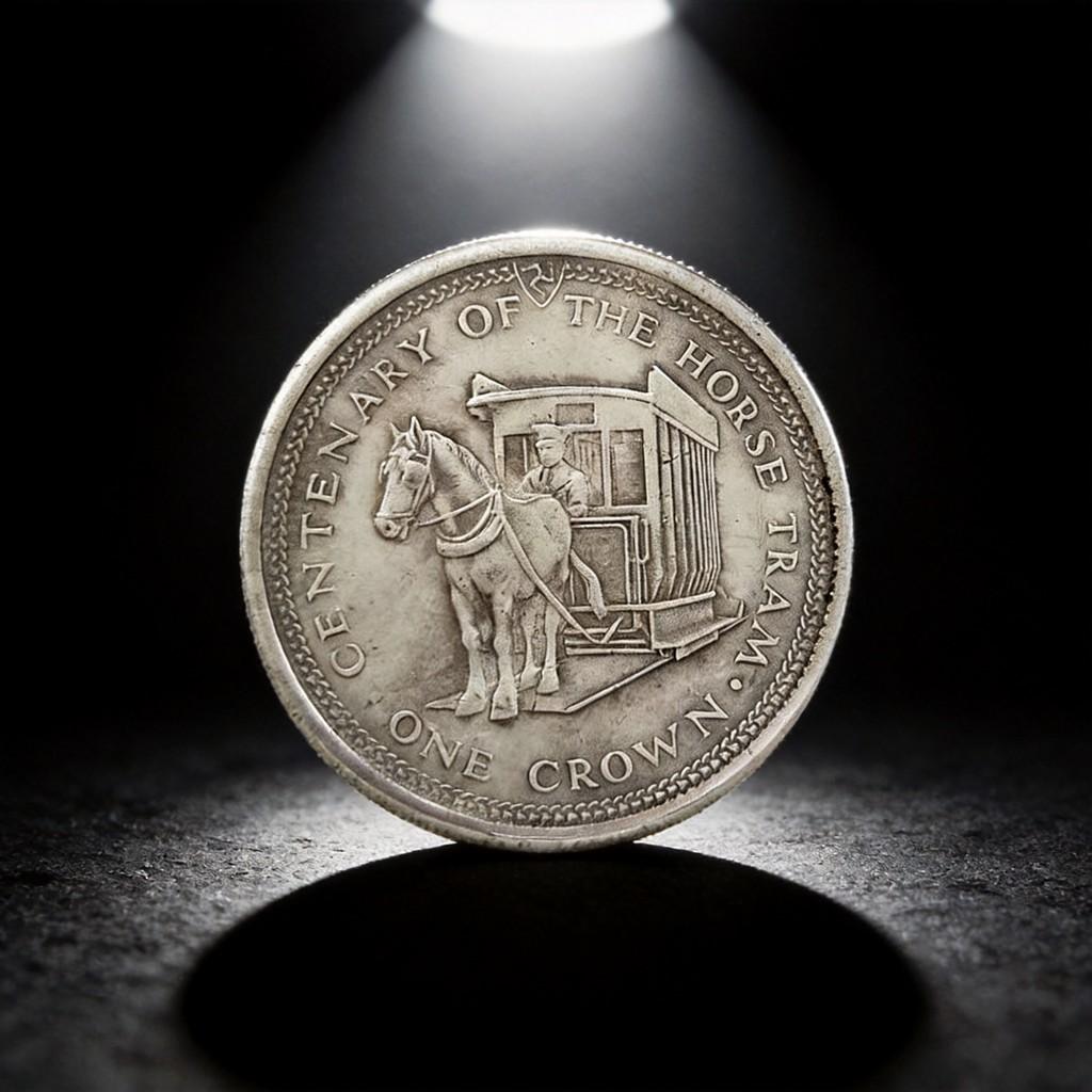 Elizabeth Ii Manx Silver Coin With Antique Finish For Collectors And Decor