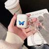 Blauer Schmetterling Drahtlose Bluetooth Ladebox Für Apple Airpod 3 1 Pro 2nd 2 Niedliche Cartoon Headset Kopfhörer Fall Conque