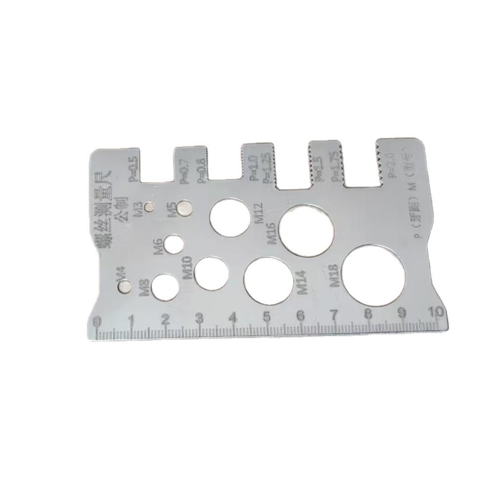 

1 pcs Gauge Thread Pitch Gauge Measuring Tool Screw Gauge Caliper Thread Machining Thread Cutting Gauge Angle Measurement