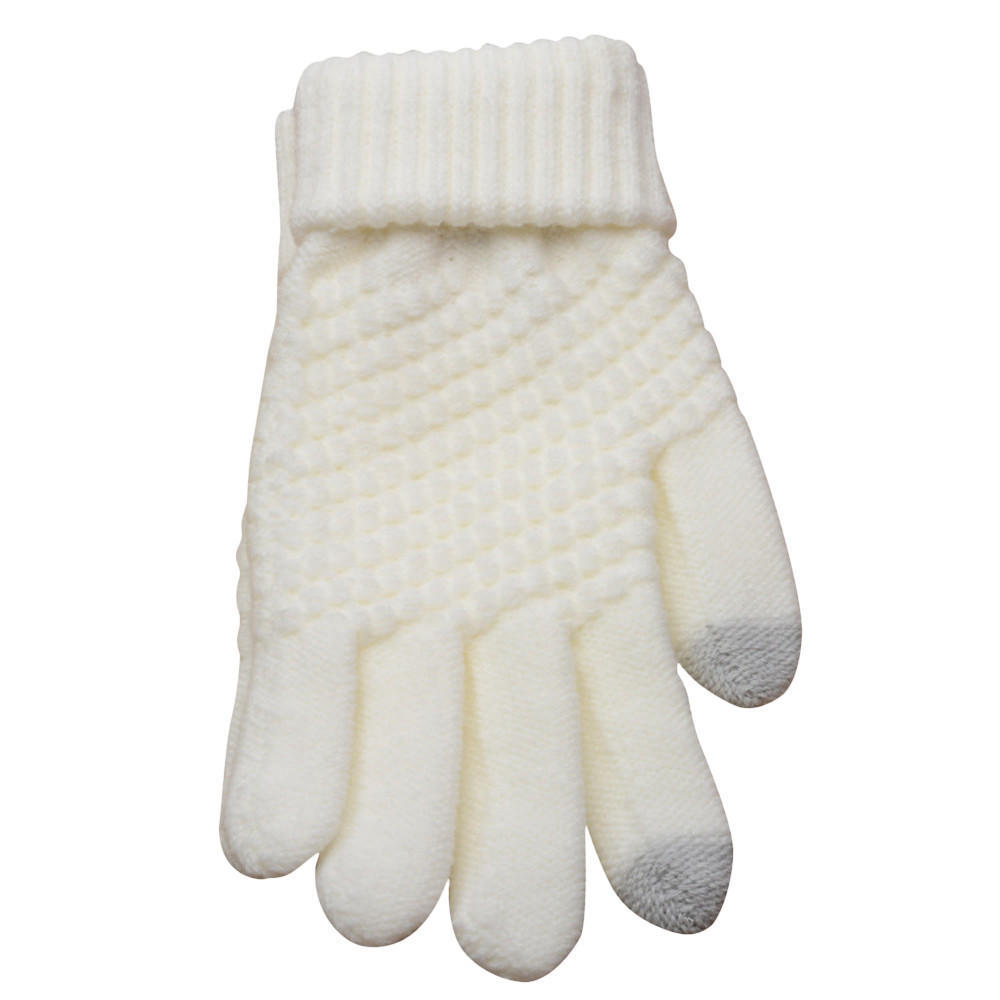 Knit Wool Man Women Winter Keep Warm Mittens Gloves