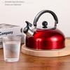 3/4/5L Edelstahl Teekanne Herd Gas Wasserkocher Pfeifkessel Teekanne für Reisen Wandern Kochen Teekessel Ergonomischer Griff