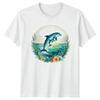 Dolphin Ocean Wildlife T-Shirt Gift For Him And Her