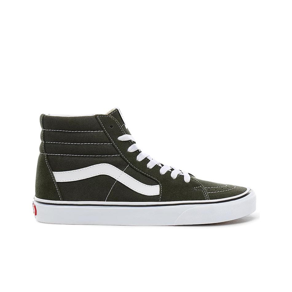 Vans Sk8 Canvas High Top Skate Shoes Unisex Sneakers Military-Green VN0A4BV62LE