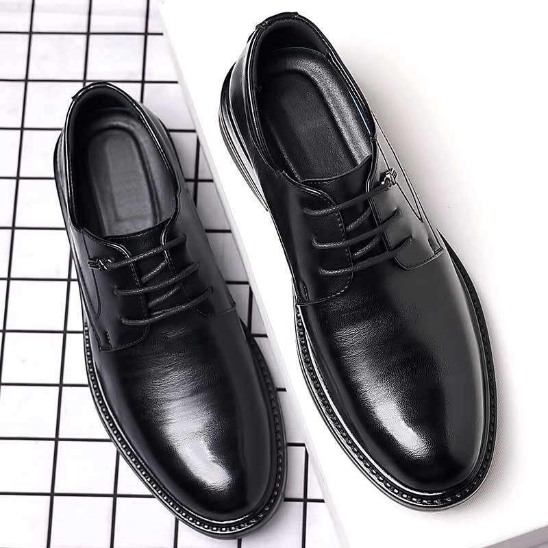 Men's Soft Leather Formal Shoes - Casual, Business, Wedding & Groomsman Styles