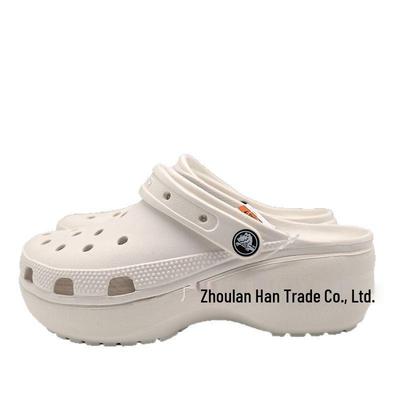 Star Platform Height-Enhancing Women's Clogs - Stylish, Versatile, Medium-Heel Shoes for Outdoor and Beach Wear