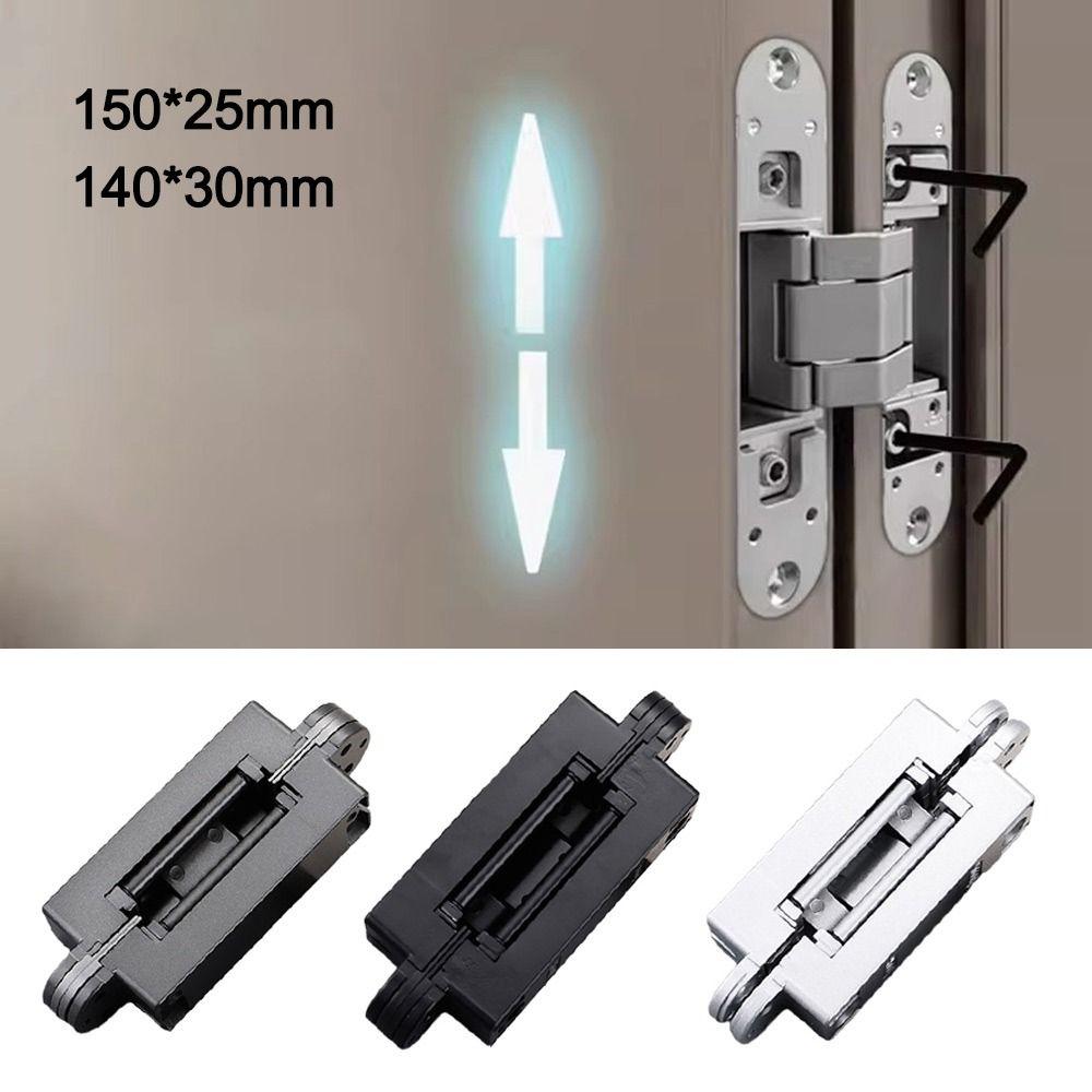 Invisible Cross Hidden Hinge Zinc Alloy Cabinet Cupboard Door Hinge  Household Hardware Accessories