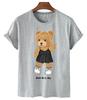 Funny Bear Print Tshirt Women Fashion Cartoon Harajuku Casual Tshirt FeUnisex Summer Short Sleeved Top Tees Unisex T Shirt