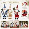 40cm Christmas Santa Doll Standing Posture Christmas Figurine  Christmas Home Decor