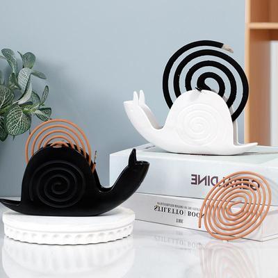 Repeller Incense Stick Holder With Storage Tray Incense Coil Snail Holder Rack Bedroom Living Room Fireproof Incense Holder