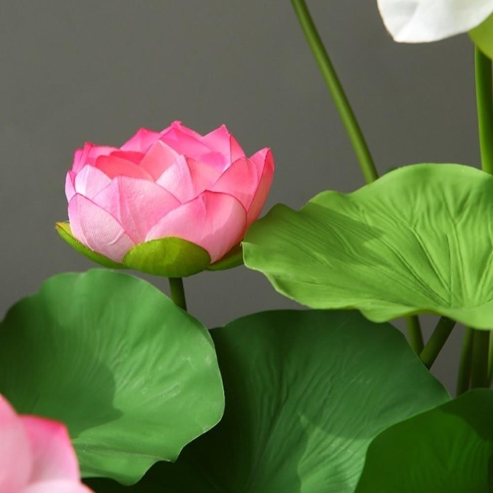 Chinesische künstliche Blumenast 55cm Fake-Blumen Seidenlotusblume Hochzeitsdeko