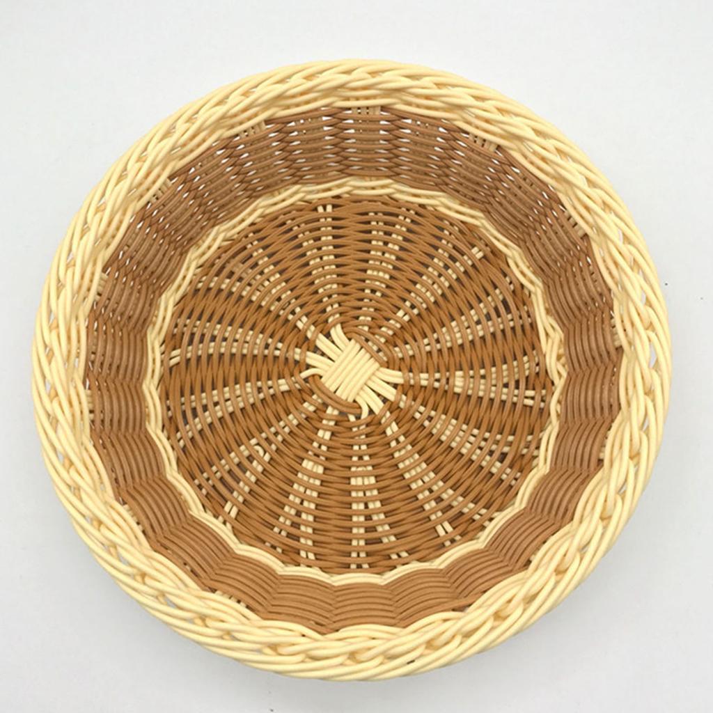 Home Kitchen Food Basket Multipurpose Woven Bread Baskets for Kitchen Dining Room Supplies