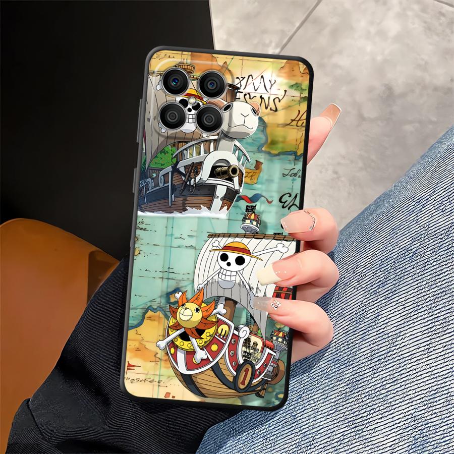 Case for Honor X5b 90 Magic5Lite X9a X7 X6 8X 70 200 400 Lite X8 Black Soft Phone Cover Ones Pieces Ace Luffys