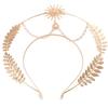 Sun God Baroque Crown Star Tiara Headdress Vintage Glory Headband  Hair Accessories